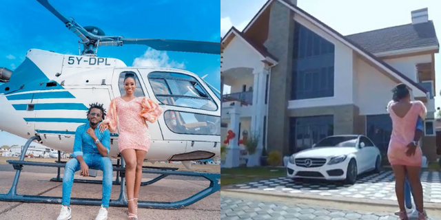 Bahati gifts Diana Marua new mansion days after giving her new Prado TX [Video] | Pulselive Kenya