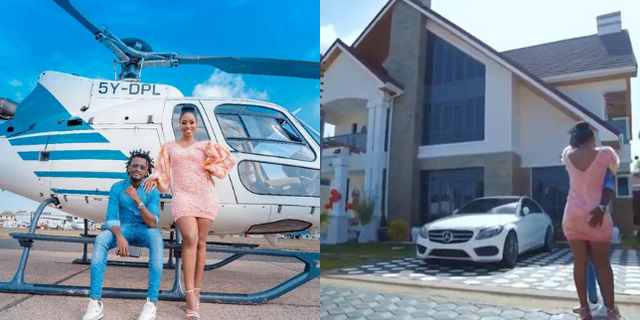 Bahati gifts Diana Marua new mansion days after giving her new Prado TX  [Video] | Pulselive Kenya