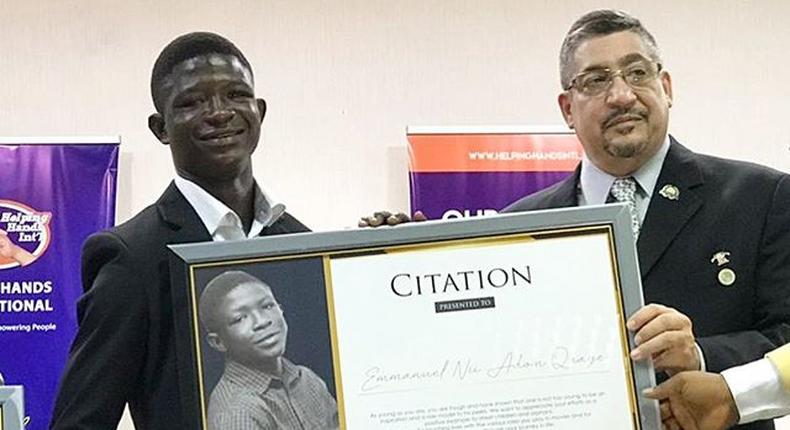 Strika receives citation for his role in Beasts Of No Nation