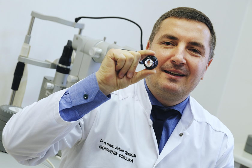 Dr Adam Cywiński, kier. Śląskiego Centrum Leczenia Chorób Oczu