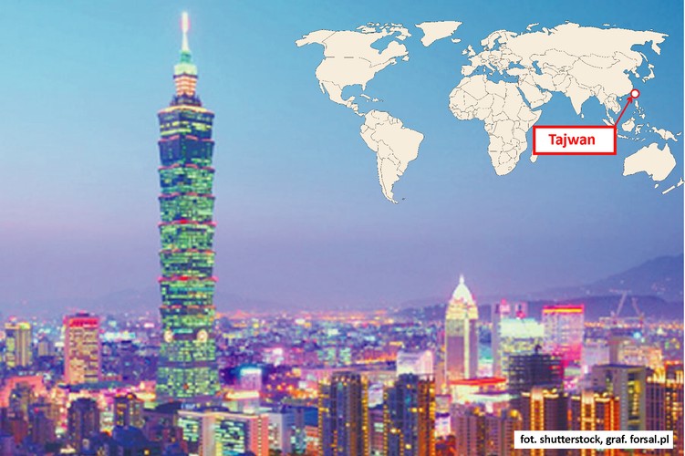 Wyspa, która od 1949 r. uważa się za jedynego legalnego reprezentanta Chin, z kolei dla władz w Pekinie jest zbuntowaną prowincją. Faktycznie niezależne państwo, choć uznawane jest tylko przez kilkanaście krajów świata. Inkorporacja Tajwanu pozostaje długofalowym celem Chin, lecz użycie do tego siły jest uważane za ostateczność.
