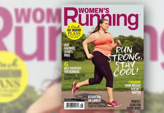 Magazyn o bieganiu z modelką plus-size na okładce: bycie fit nie oznacza konieczności bycia superszczupłym