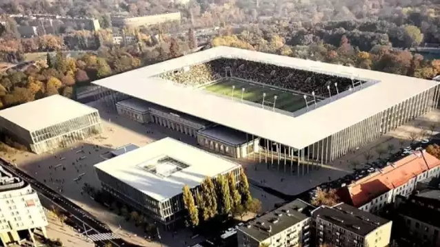 Nowy stadion Polonii Warszawa — wizualizacja