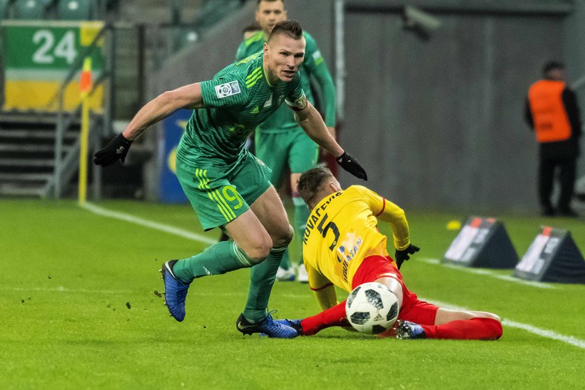 Pilka nozna. Ekstraklasa. Slask Wroclaw - Korona Kielce. 16.12.2018