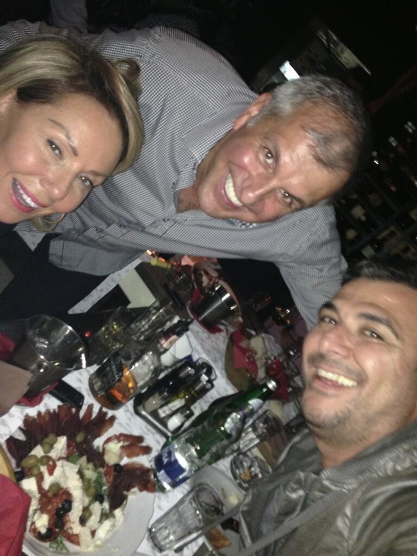 Večera, pa žurka: Brena, Obradović i Remos