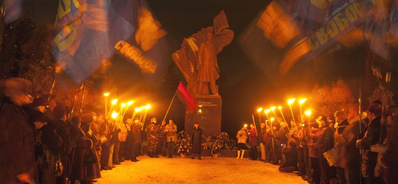 "Swoboda" i "Prawy Sektor" świętują z okazji urodzin Bandery