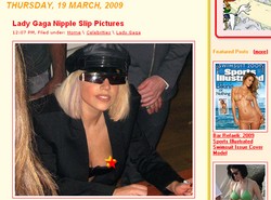 Niesforne piersi Lady GaGi