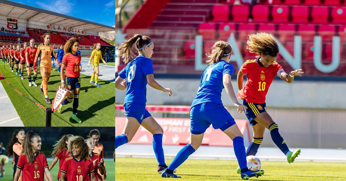 Assisat Oshoala celebra el liderazgo de Vicky López, capitana de la selección española sub-17 femenina [Photos]