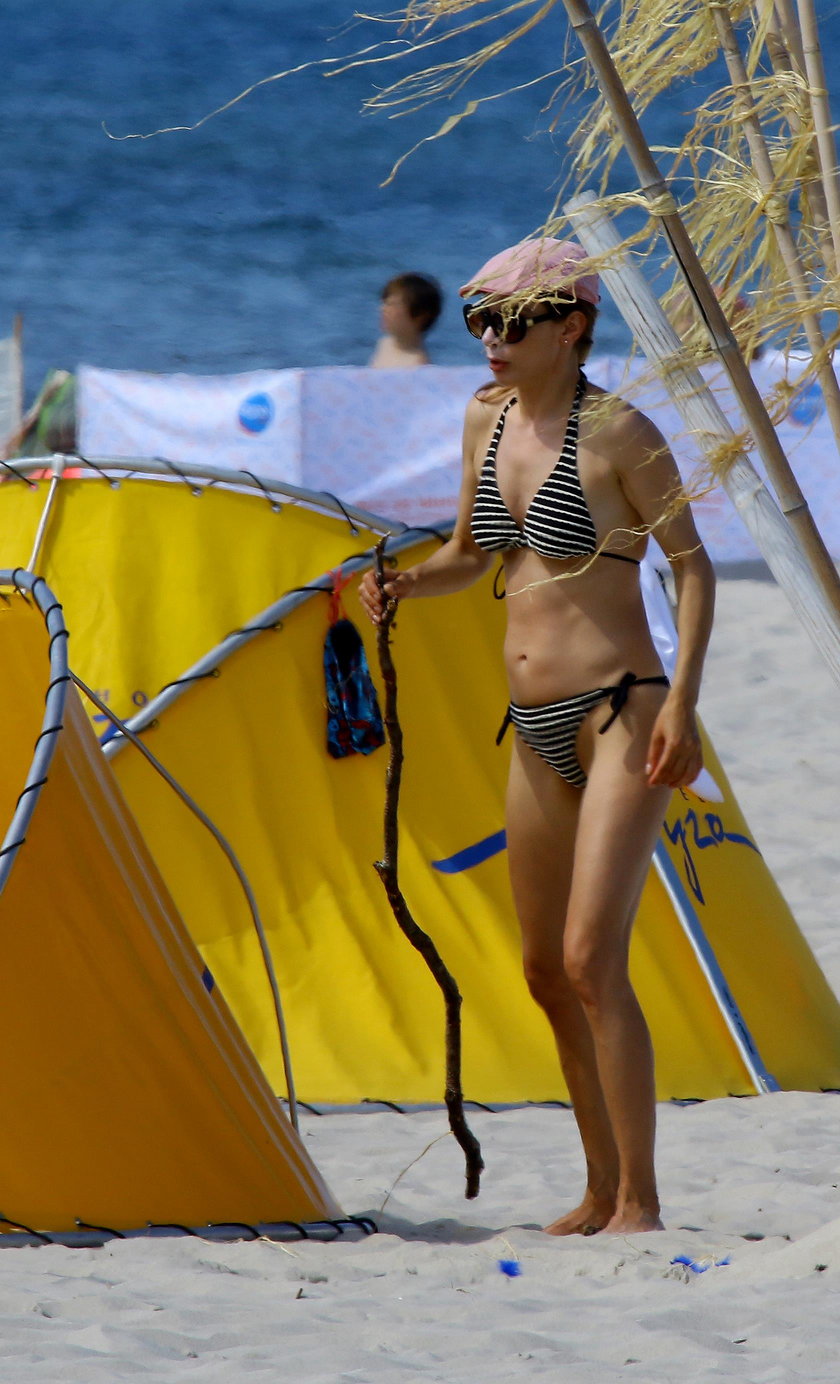 Agnieszka Dygant w bikini