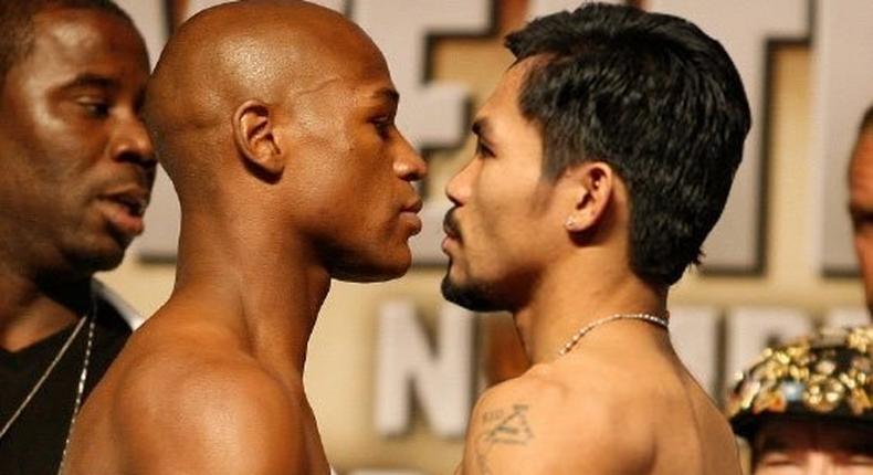 Manny Pacquiao and Floyd Mayweather