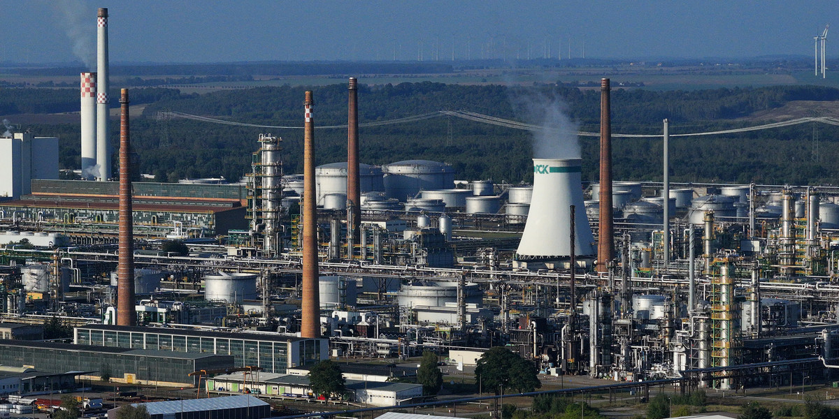 Rafineria PCK w niemieckim Schwedt 