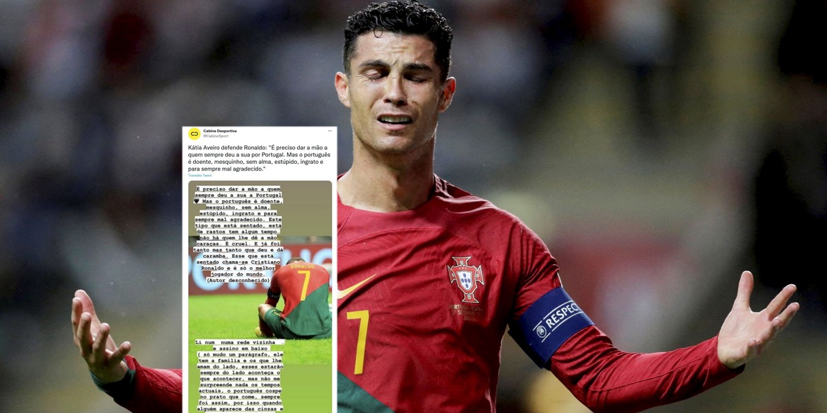 Mocna krytyka wylała się na Cristiano Ronaldo. 