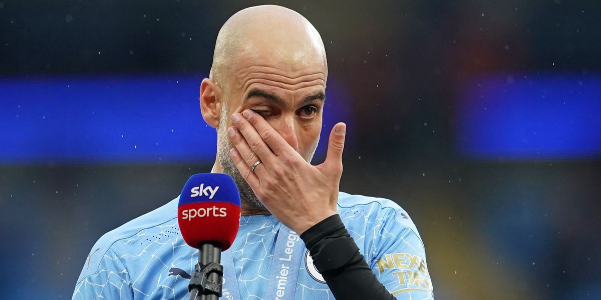 Pep Guardiola nie wytrzymał emocjonalnie i popłakał się, gdy zaczął mówić o Sergio Aguerze