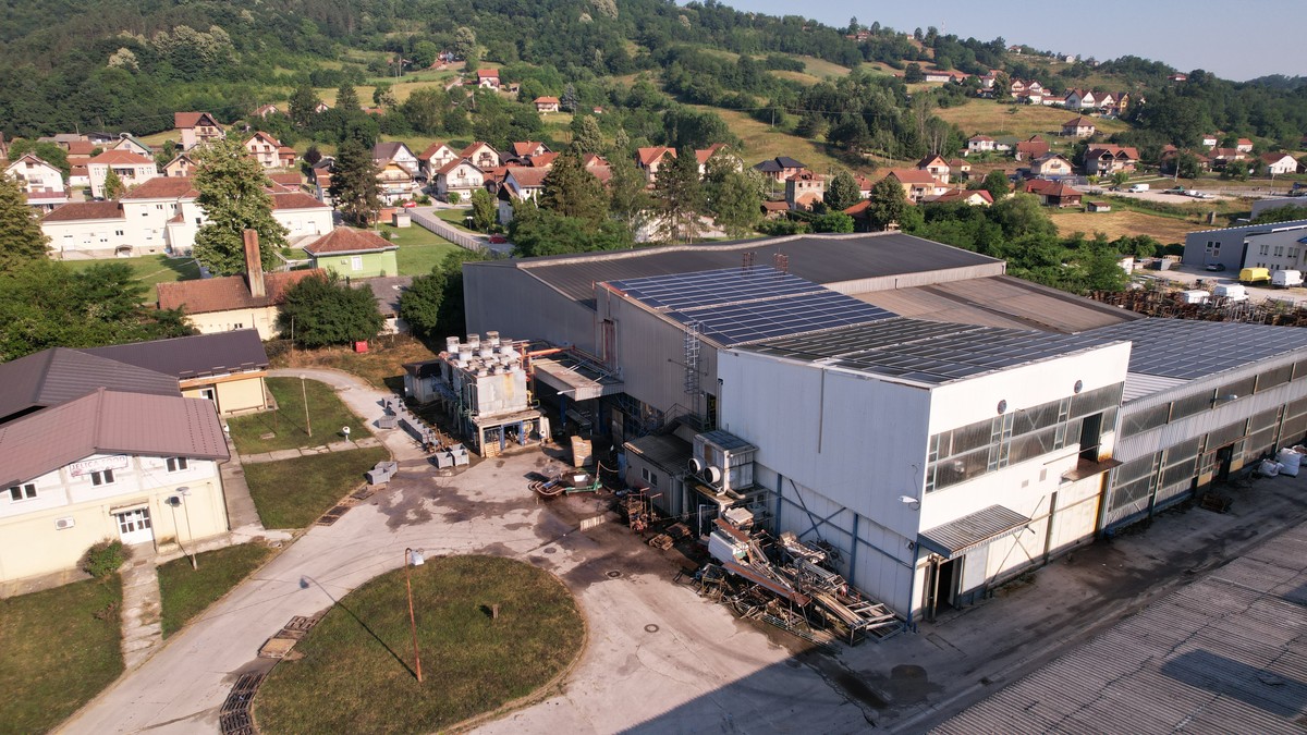 Mesto gde je došlo do curenja amonijaka u Guči