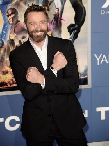 Hugh Jackman na premierze filmu 'X-Men: Przeszłość, która nadejdzie'