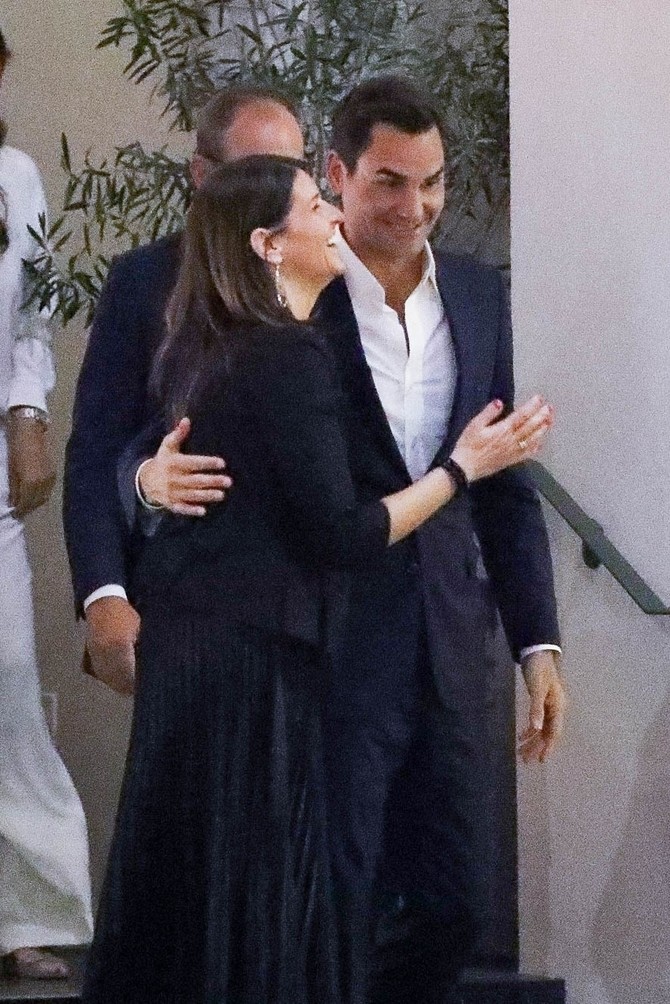 Rodžer Federer sa prijateljima