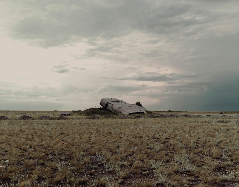 "[The Polygon nuclear test site] was not a place that you knew you could ever return to," Kander told Bill Hunt during an interview at Flowers Gallery in New York. "I only made one trip to the Polygon and it's also so radioactive that it doesn't feel like a place, as much as you'd like it to, that you can relax in and make beautiful pictures."