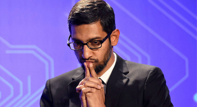 Google CEO Sundar Pichai.