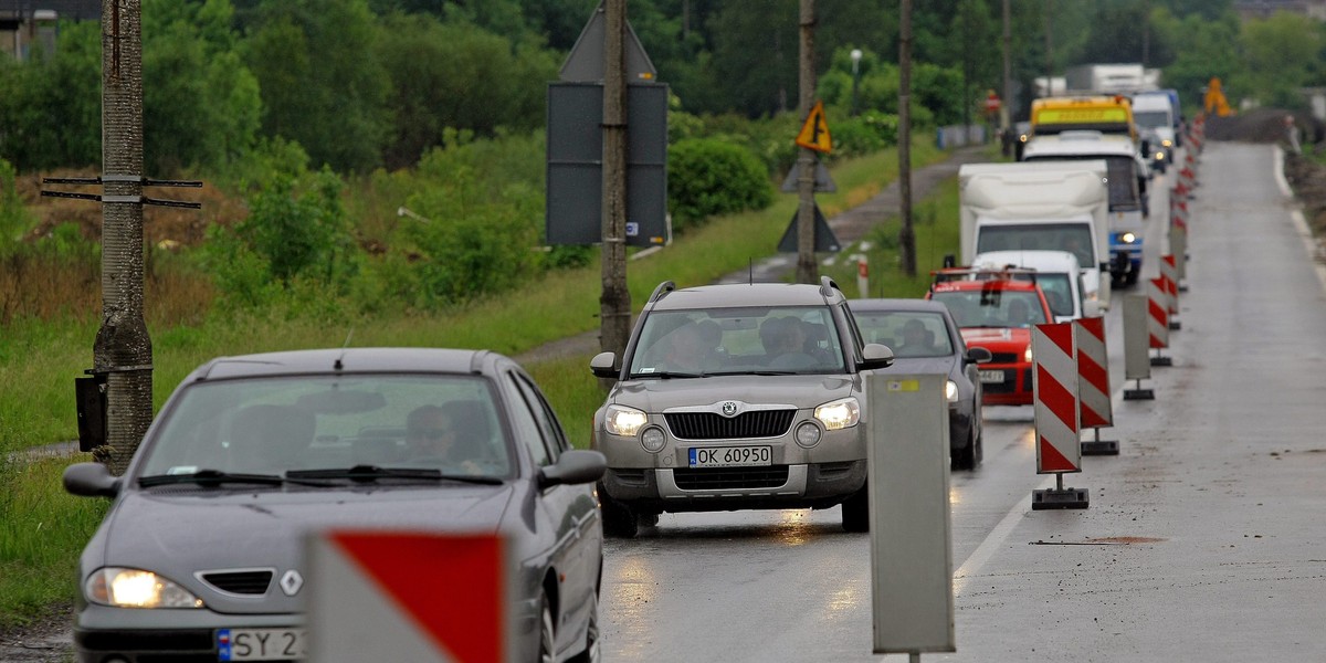 Na "jedynce", będą większe korki