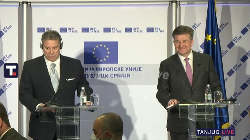 Gabrijel Eskobar i Miroslav Lajčak