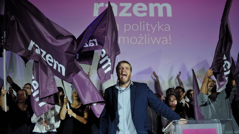 Adrian Zandberg jest twarzą partii Razem