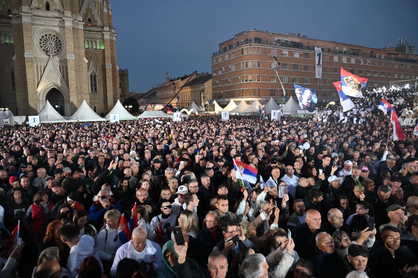 SNS predizborni skup u Novom Sadu