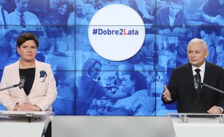 Szydło na konferencji z Kaczyńskim: Rodzina, rozwój i bezpieczeństwo - to trzy filary naszych rządów