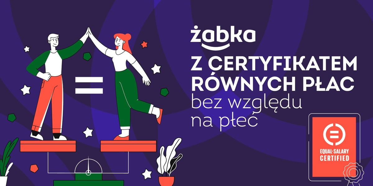 Żabka z certyfikatem EQUAL-SALARY