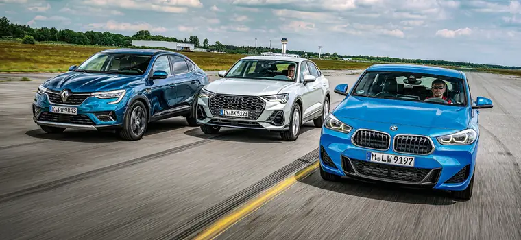 Klasa biznes z opcją ekonomiczną - Renault Arkana kontra Audi Q3 Sportback i BMW X2 [RANKING]