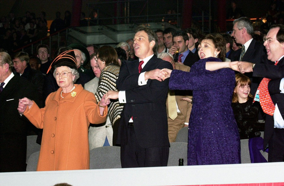 Królowa Elżbieta II i Tony Blair