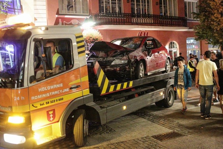 Kierowca szalał na Monciaku