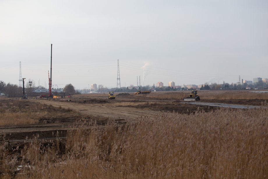 Budowa terminalu przeładunkowego na Martwej Wiśle 