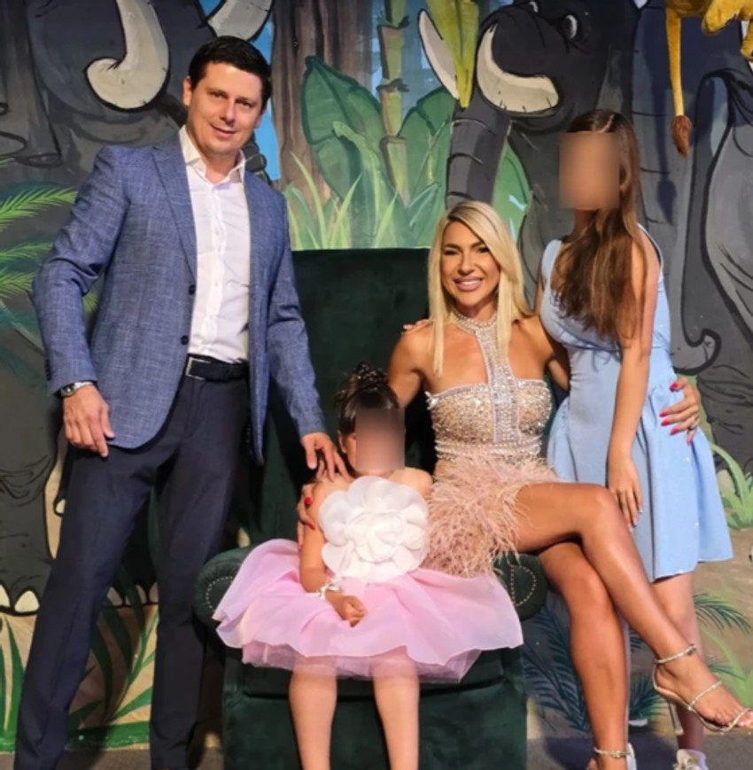 Jovana Jeremić i Voja Milošević slave ćerkin sedmi rođendan