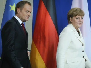 NIEMCY BERLIN TUSK MERKEL SPOTKANIE