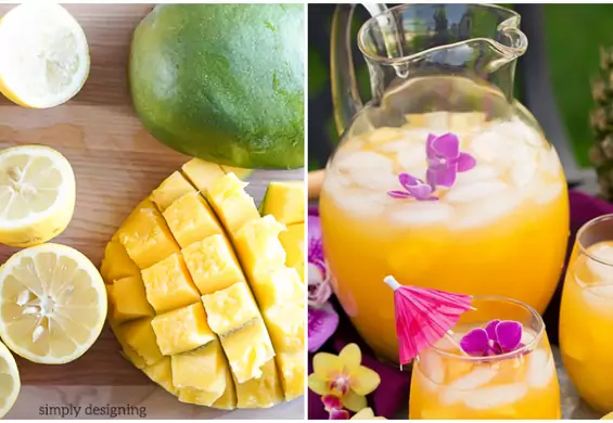 Mrożona lemoniada z mango, czyli słodkie wiosenne orzeźwienie