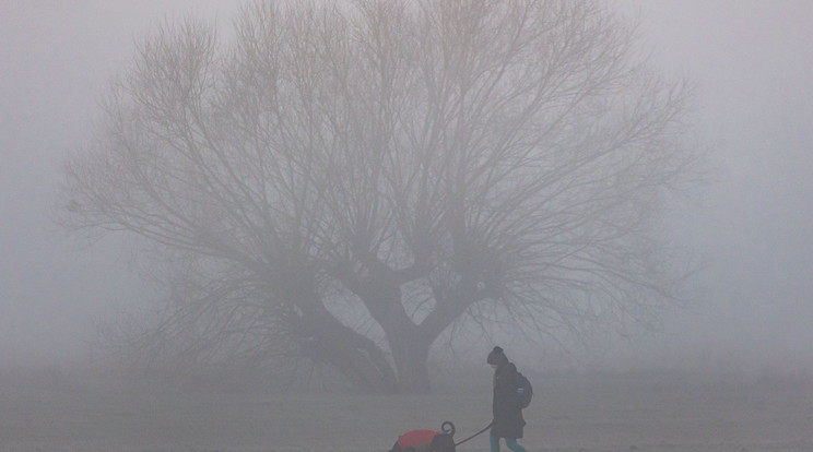 A köd miatt kiadták a figyelmeztetést/Fotó: Northfoto