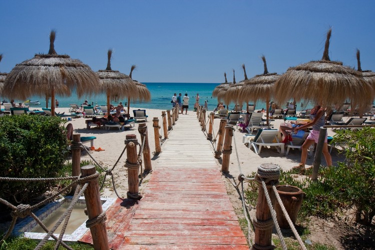 Tunezja, plaża w Sousse