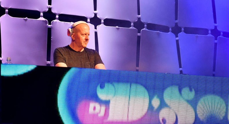 David Solomon performing as DJ D-Sol at the Fontainebleau Hotel in Miami Beach.
