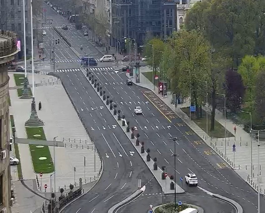 Trg Nikole Pašića 11. aprila