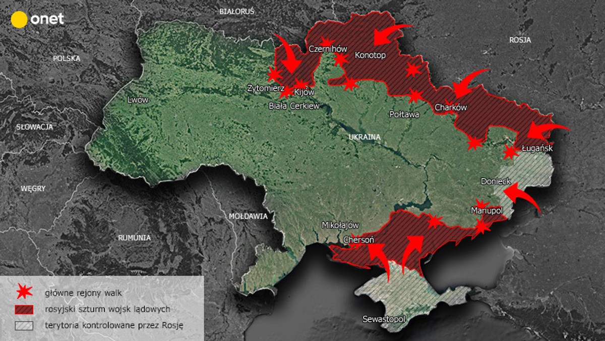 Aktualna sytuacja na froncie w Ukrainie. W tych miastach toczą się walki [MAPA]