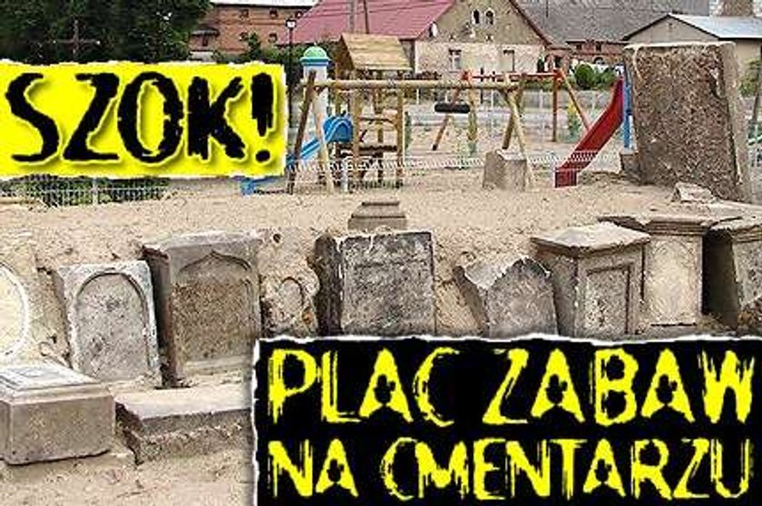 Plac zabaw na cmentarzu