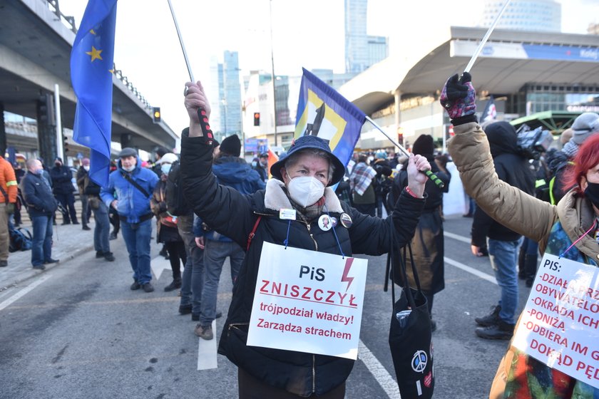 Manifestacje w Dzień Kobiet