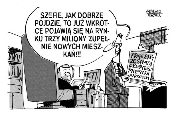 Trzy miliony mieszkan kaczyński frank kredyty krzętowski