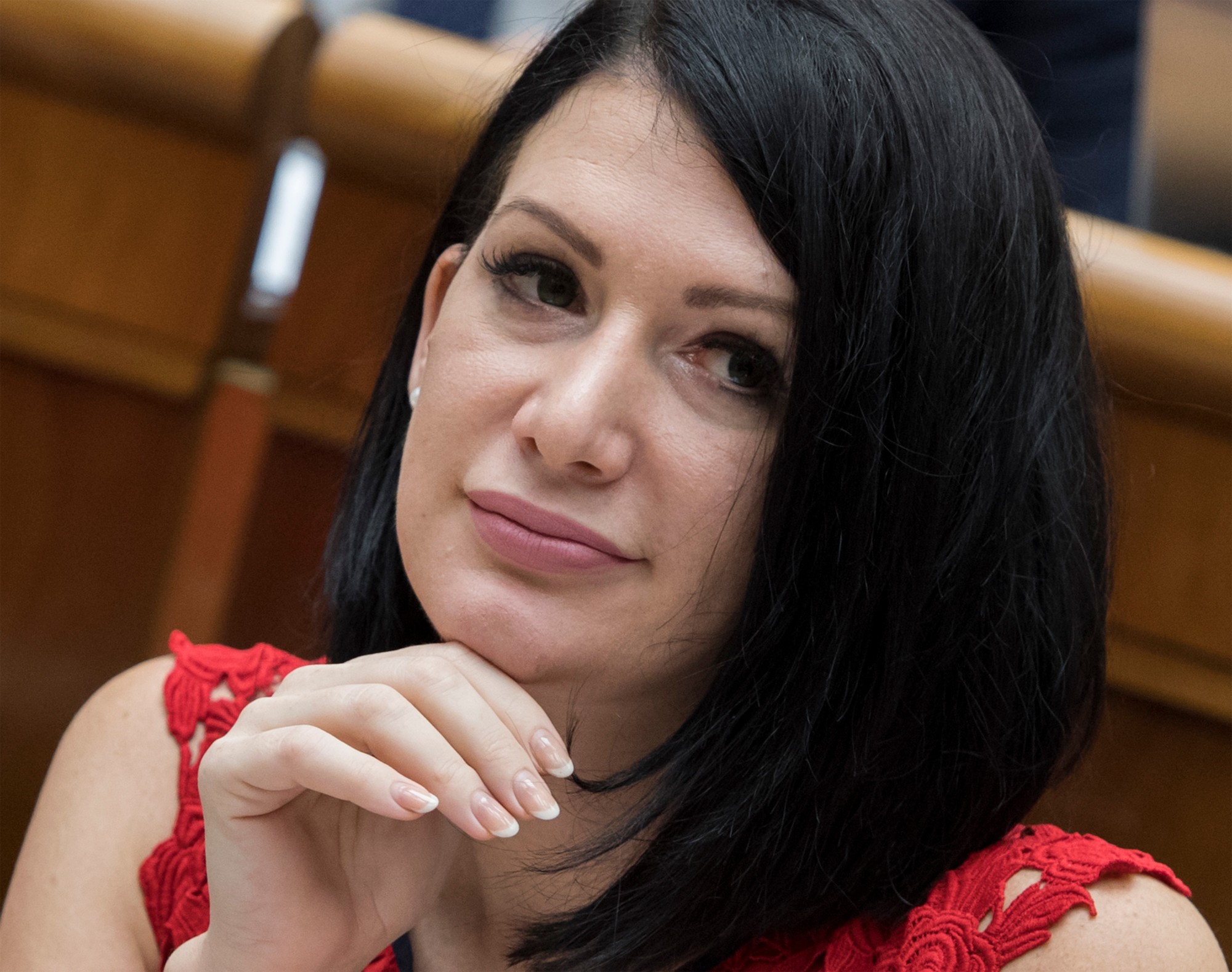 Poslankyňa Jana Bittó Cigániková. 