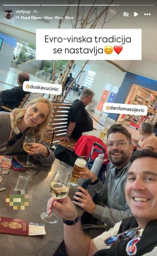 Duška Vučinić, Danilo Mašojević i Stefan Popović (Foto: Instagram/stefpop)