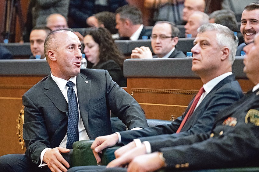 Ramuš Haradinaj i Hašim Tači