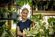 Małgorzata Wierzbicka kolekcjonuje rośliny tropikalne