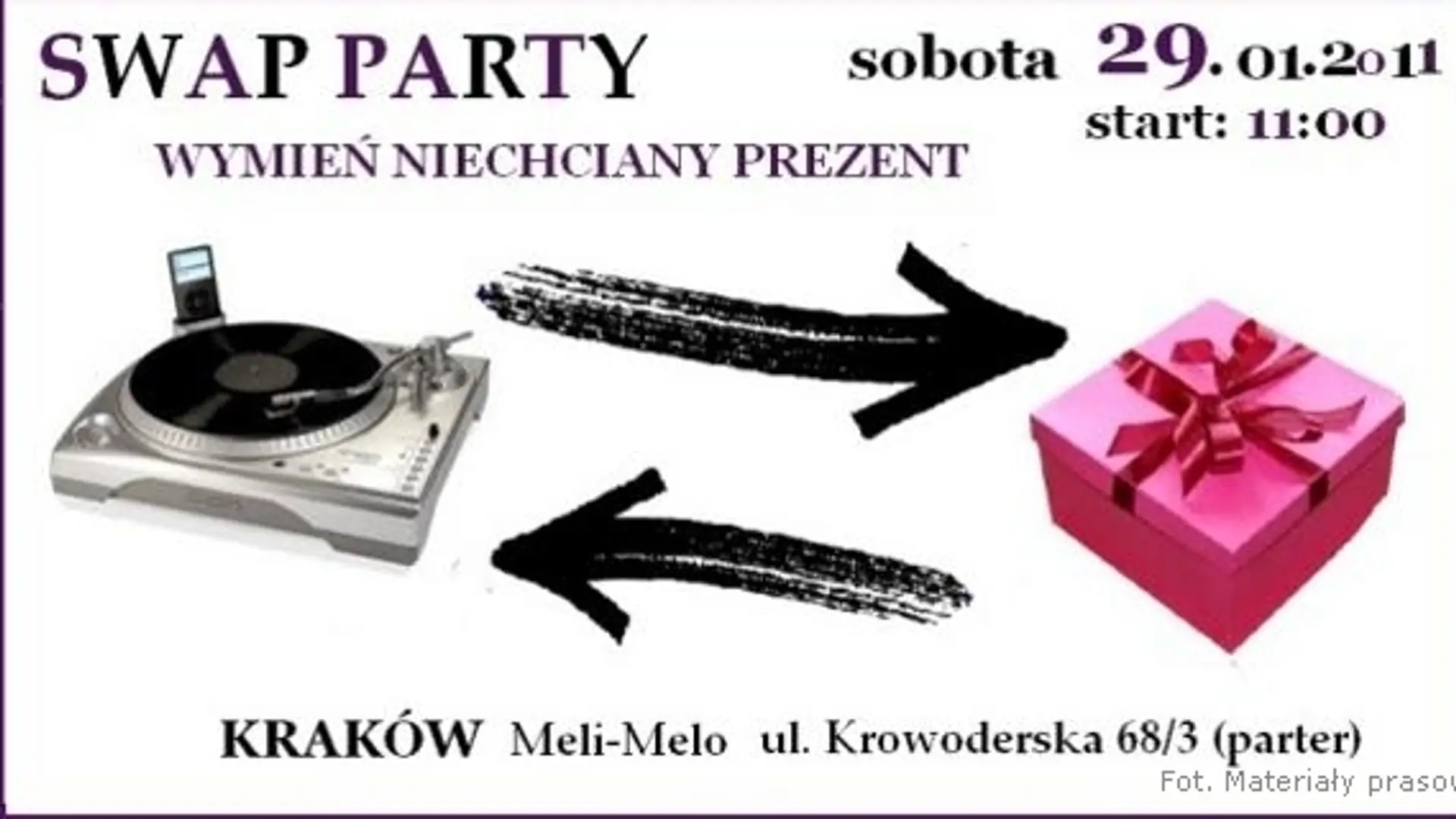 Wymień niechciany prezent - Swap Party w Krakowie