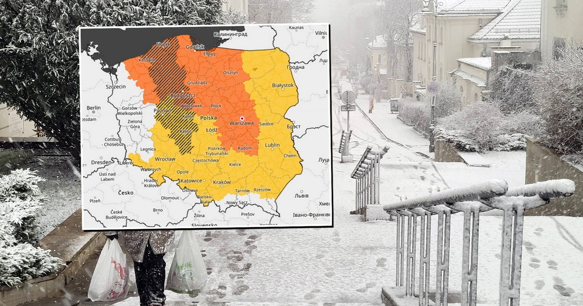 Przyszła odwilż, ale to nie koniec problemów. Prawie cała Polska na żółto i pomarańczowo!