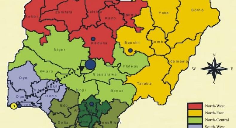 See how all the 36 Nigerian states got their names